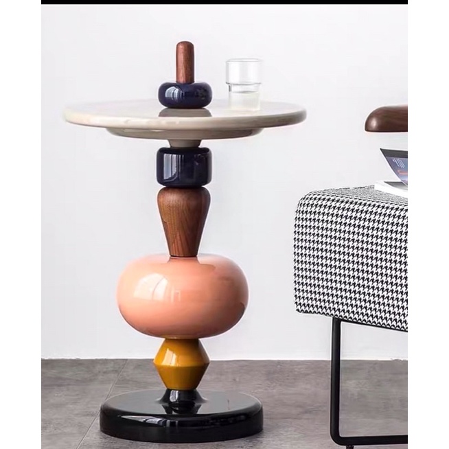 Bàn cafe Shuffle Table Side || Bàn xếp xáo trộn phong cách Bắc Âu