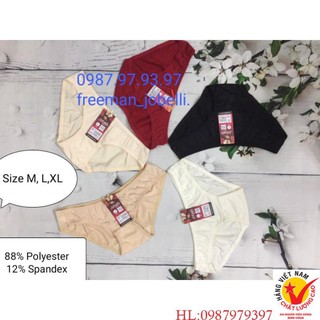 Jobelli quần xì nữ Jobelli 1243,giá cty 39k-bán 28k, quần lót thun lạnh co giãn 4 chiều siêu bền,hàng chính hãng