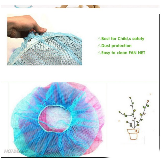 Combo 2 lưới trùm quạt an toàn cho bé