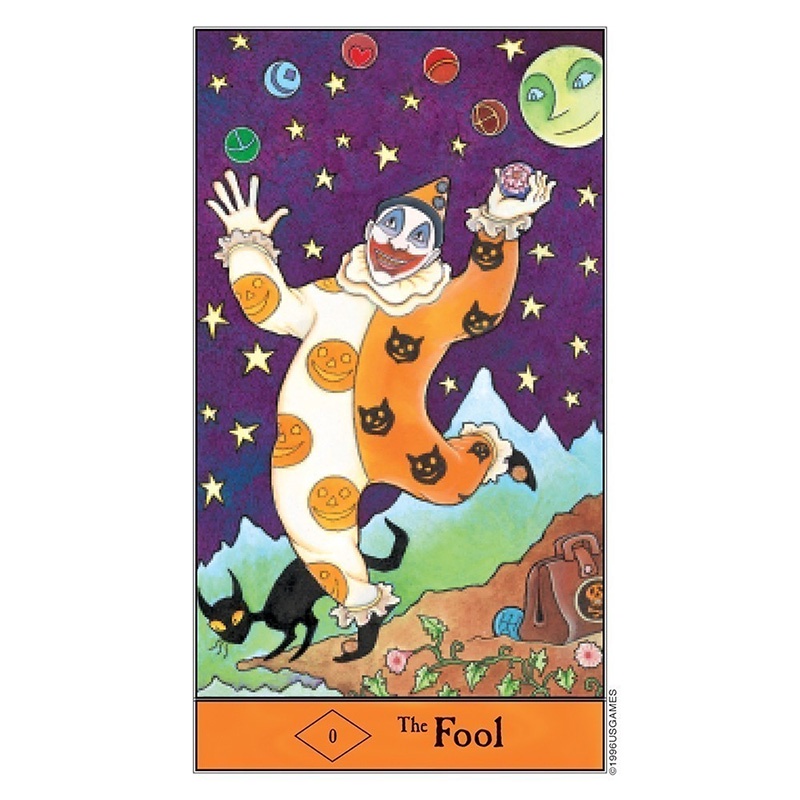 Bộ Bài Halloween Tarot - Tin Edition (Mystic House Tarot Shop) - Bài Gốc Authentic Chính Hãng 100%