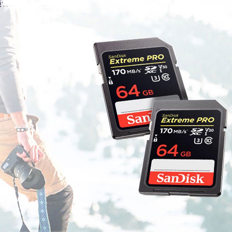 Thẻ Nhớ sd 32gb 64gb 128gb 256gb 120mb / s u1 170mb / s u3 v30 4k Cho Máy Ảnh canon nikon slr 4k