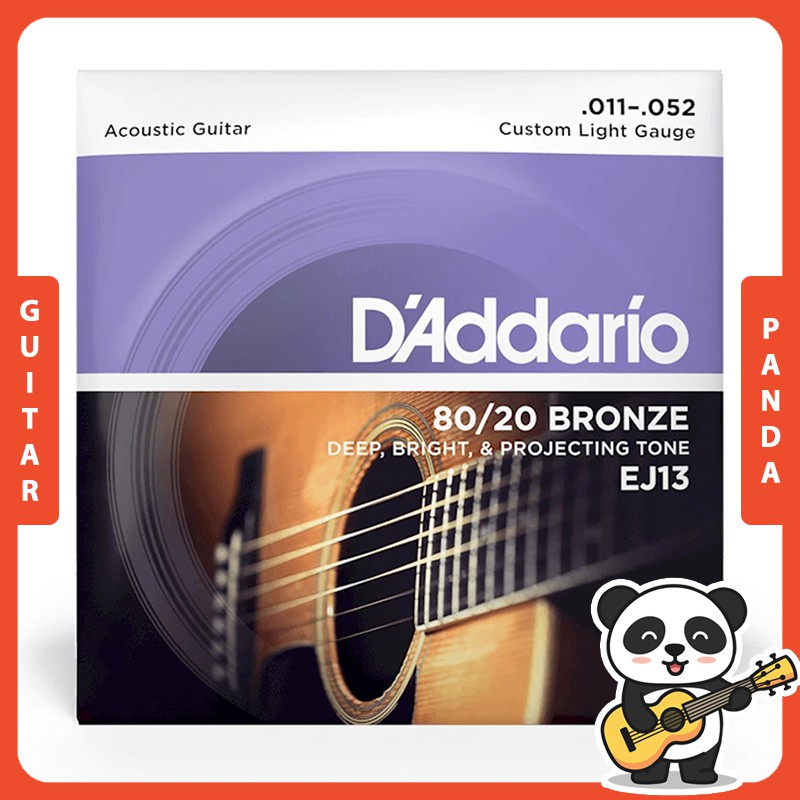 [Chính hãng] Dây Đàn Guitar Acoustic D'Addario EJ13 Size 11