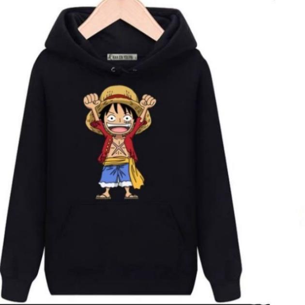 Áo Hoodie Chibi Luffy - One Piece Mũ Rơm