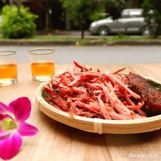 Thịt lợn sấy khô gói 500gram (Tặng kèm chẩm chéo)