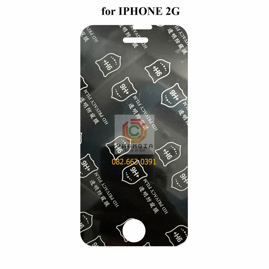 Dán Kính Cường Lực Dẻo Chống Nhìn Trộm cho iPhone Đủ Các Dòng từ iPhone 2G - 13 promax