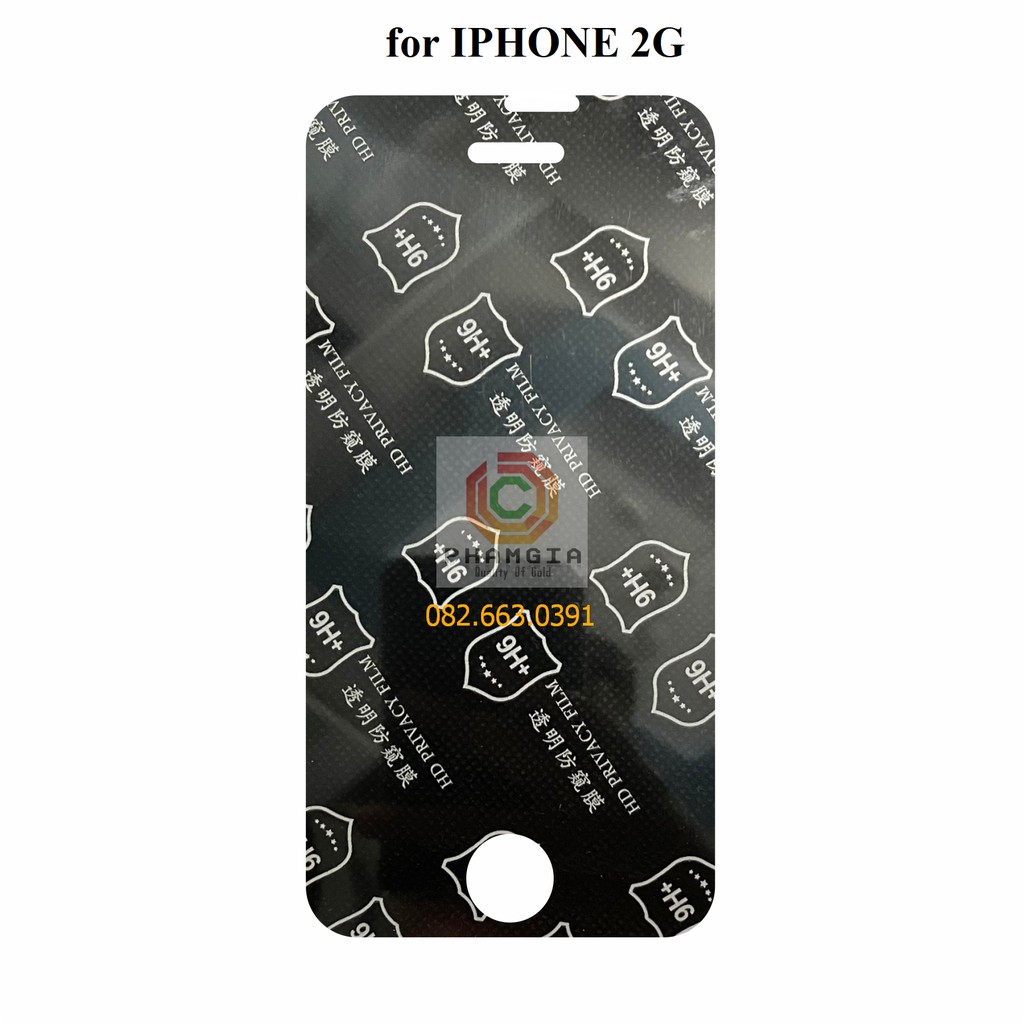 Dán Kính Cường Lực Dẻo Chống Nhìn Trộm cho iPhone Đủ Các Dòng từ iPhone 2G - 12 promax