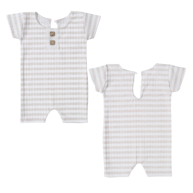 Bộ Áo Liền Quần Ngắn Tay Cài Nút Phía Trước Làm Phụ Kiện Chụp Ảnh Cho