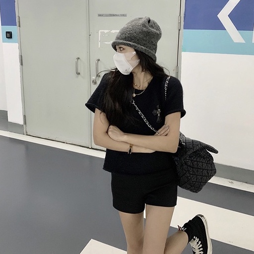 Áo Thun Ngắn Tay Họa Tiết Chữ Thập Thời Trang Cho Nam