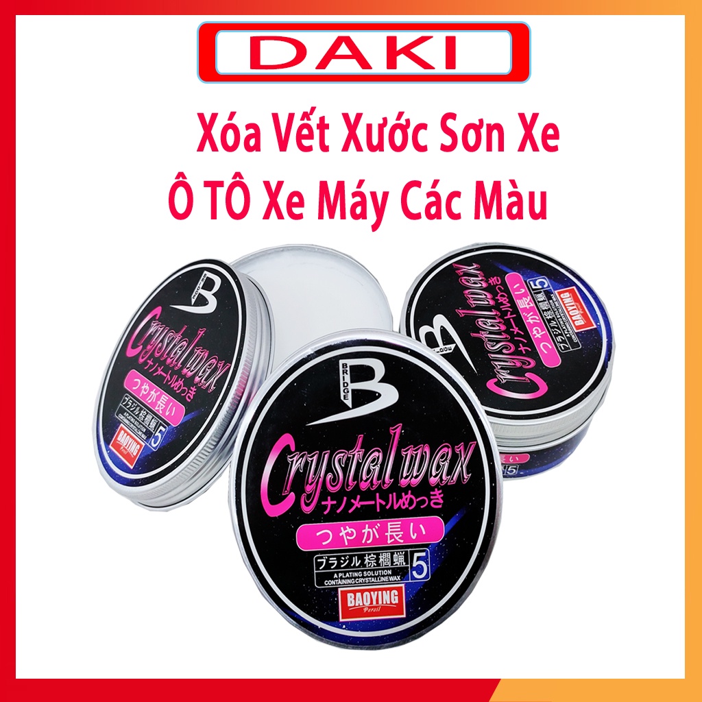 Sáp tẩy mờ vết xước xe - Xoá vết xước ô tô xe máy - Xóa vết xước sâu sơn xe