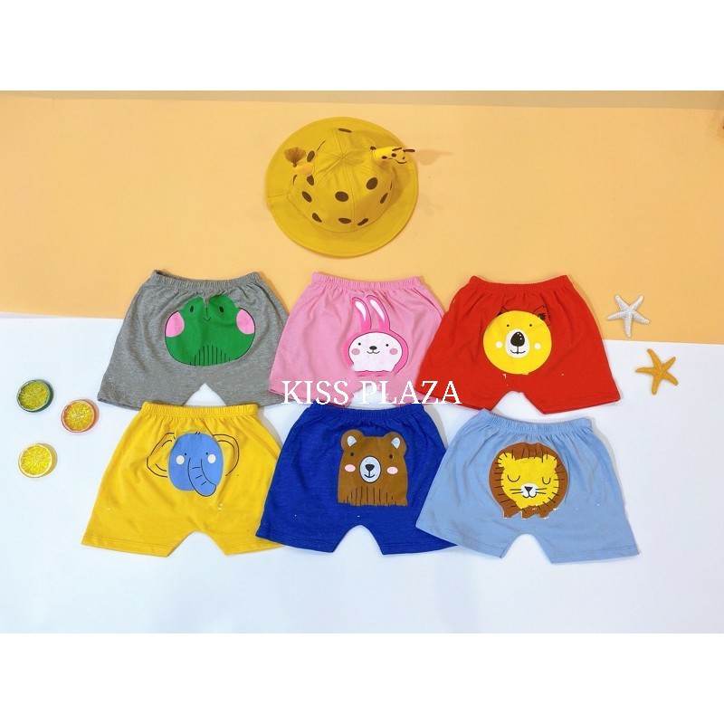 QUẦN MÔNG THÚ CHẤT COTTON ĐÁNG YÊU CHO BÉ TRAI BÉ GÁI 7-17KG. KISS PLAZA