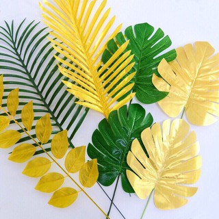 Lá cọ,lá dừa giả trang trí sinh nhật, decor trang trí chụp ảnh quảng cáo
