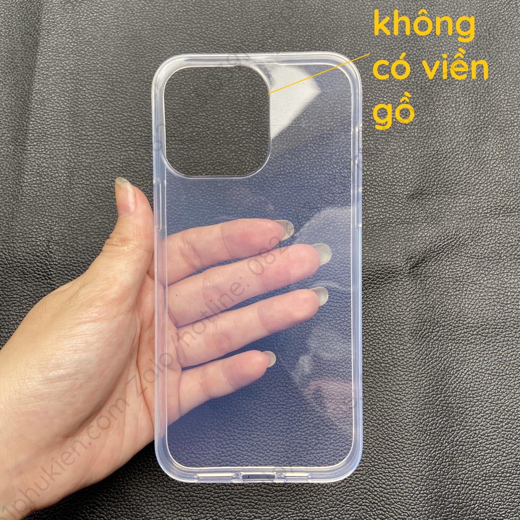 Ốp lưng ip 14 Promax ( Pro max ) / 14 Pro / 14 + ( Plus) / 14 dẻo trong bảo vệ camera và dẻo trong thường