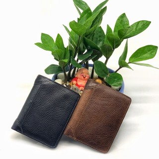Ví nam da bò thời trang cao cấp dáng đứng, bóp nam da bò dáng ngang da thật 100%