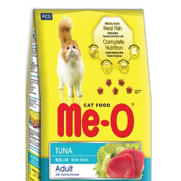 [Mã PET50 giảm 10% - tối đa 50K đơn 250K] Thức Ăn Cho Mèo Con Hạt Me-O Kitten , Adult Túi 1,1kg và 1,2 Kg - ShopPetAz