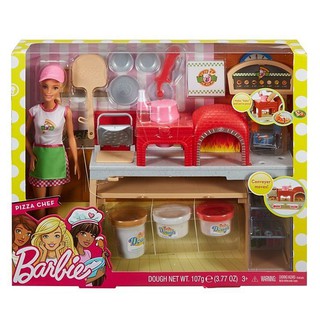 Búp bê Barbie - Tập làm bánh Pizza