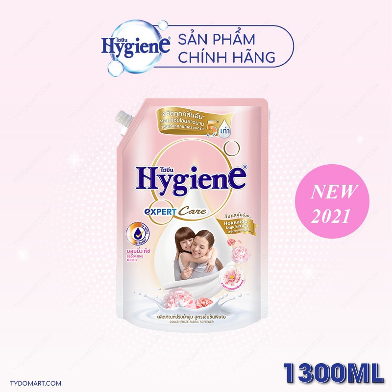 NHẬP MÃ [ JANT1 giảm giá 5k ] Nước xả vải Hygiene Thái Lan chính hãng đậm đặc lưu hương lâu hơn (Túi) 1300ml