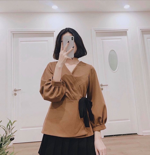 ÁO KIMONO CỘT NƠ EO (KÈM HÌNH THẬT)