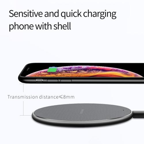 Đĩa sạc nhanh Wireless Charger 10W FC CE RoHS (Black) - Home and Garden