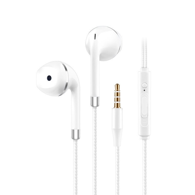 Tai Nghe Nhét Tai Jack 3.5mm Có Micro Âm Thanh Siêu Trầm Cho iphone
