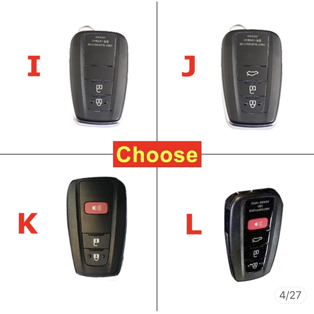 Ốp chìa khoá cho xe ô tô Toyota CROSS 2021 2020