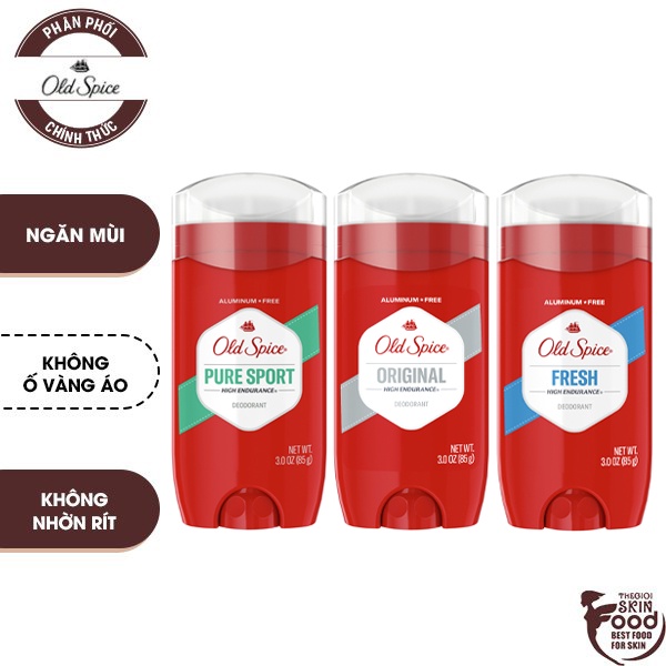 Sáp Khử Mùi Dành Cho Nam Old Spice High Endurance Deodorant 85g