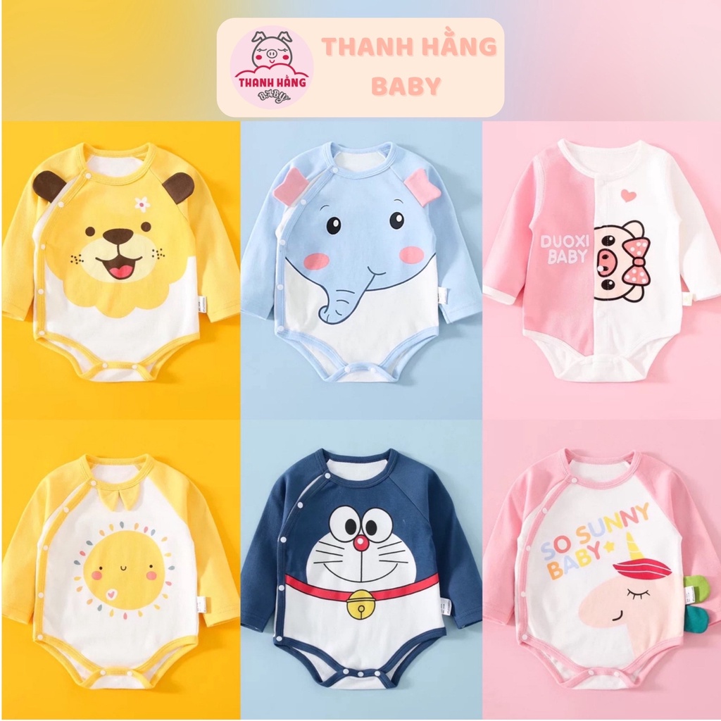 Body chip, bodysuit cho bé dài tay Thanh hằng baby 5 - 13 kg