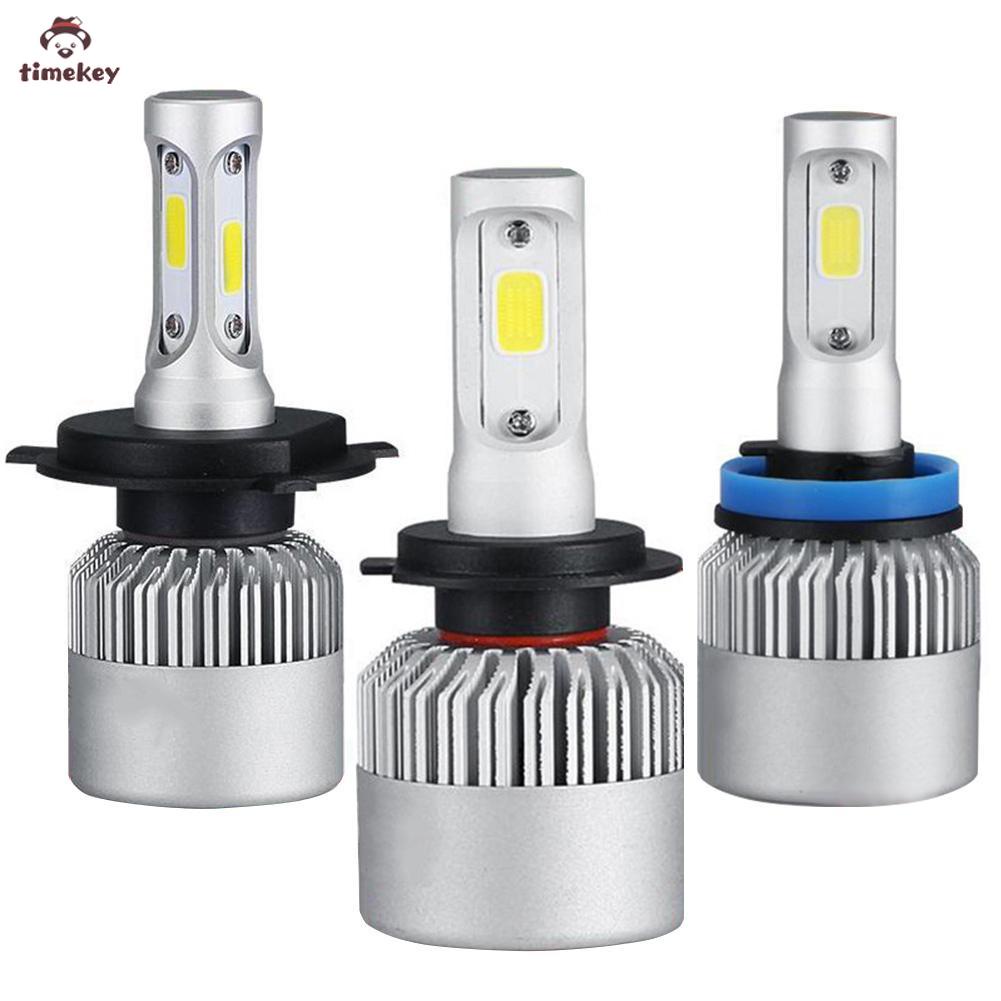1 Bóng Đèn Led H4 / H7 / H11 36w 16000lm Ánh Sáng Trắng 6000k Cho Xe Hơi Timekey