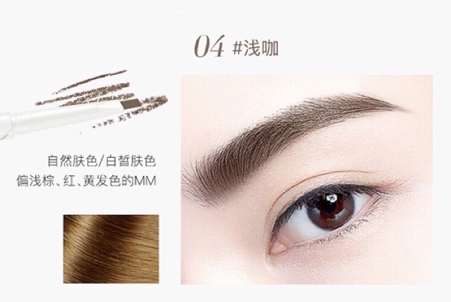 Bút kẻ mày 2 đầu vân đá hàng chính hãng nội địa, bám bền màu cả ngày ✅ | BigBuy360 - bigbuy360.vn