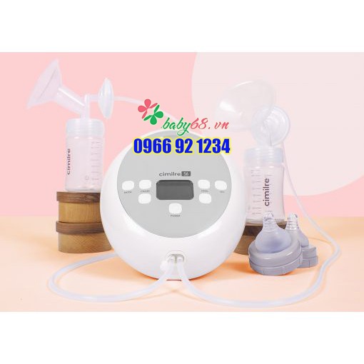 Máy hút sữa điện đôi chuẩn bệnh viện Cimilre S6 Electric Breast Pump