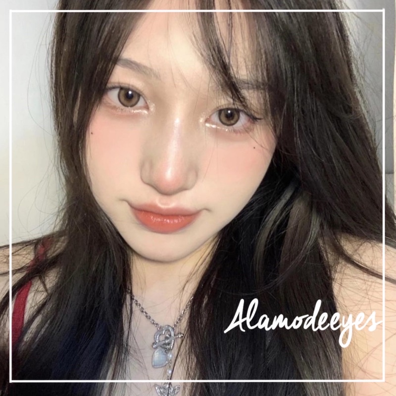 Lens nâu tây viền