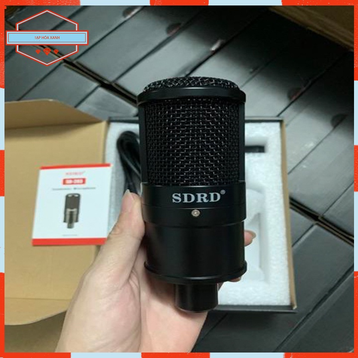 [Mã ELHACE giảm 4% đơn 300K] Micro Thu Âm Chuyên Nghiệp Mic Thu Âm SD-203 Cao Cấp Tạp Hóa Xanh