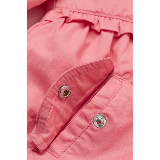 Áo khoác hồng yêu có mũ cho bé gái săn sale China sz 6-9m, 12-18m, 1.5-2y