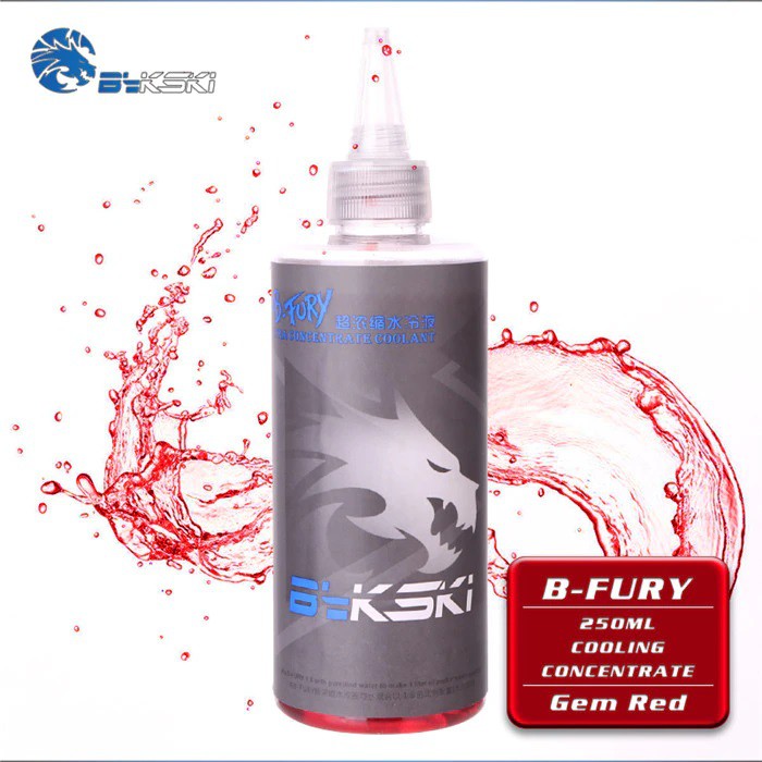 Nước tản nhiệt - dung dịch tản nhiệt nước custom các màu BYKSKI B-Fury 250ml