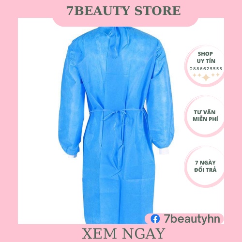 Áo Bảo Hộ Y Tế Dùng Trong Phun Xăm,Spa