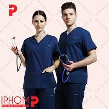 Quần Áo Phòng Mổ Nam Nữ vải Oxford đẹp - Màu tím than