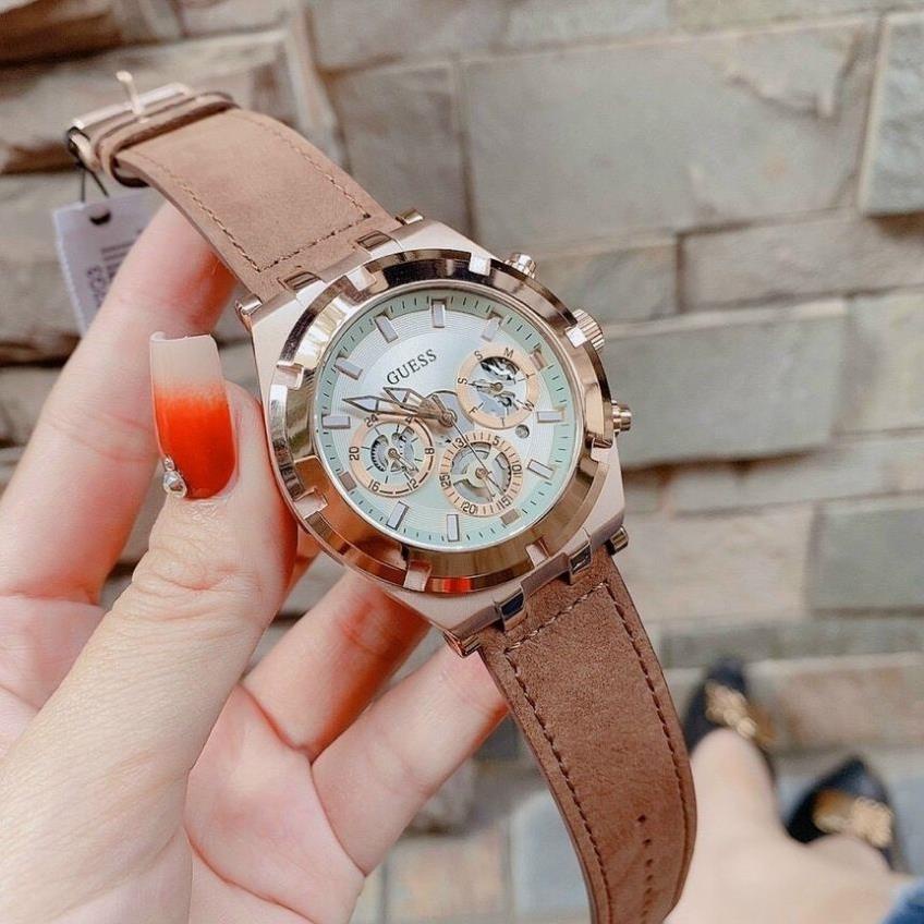 Đồng Hồ Nam Guess GW0262G3  3 Mặt Số Phụ  44mm