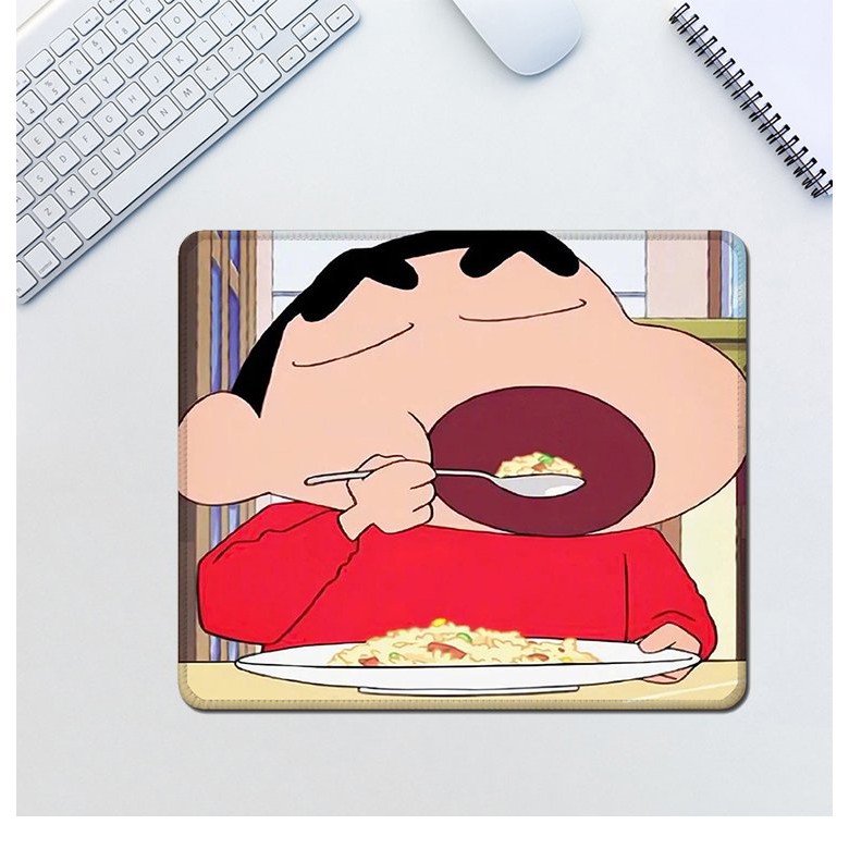 Miếng di chuột in hình CRAYON SHIN-CHAN Shin Cậu Bé Bút Chì anime chibi miếng kê chuột miếng lót chuột nhiều mẫu