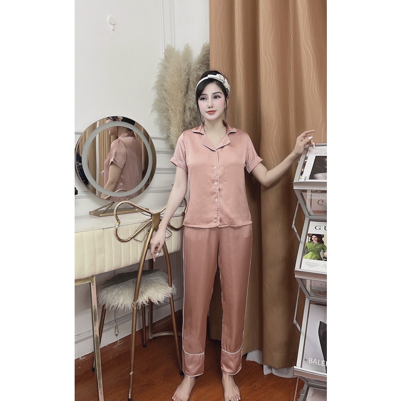 Bộ lụa mặc nhà cao cấp Ssecret mềm thoáng mát SXH2289