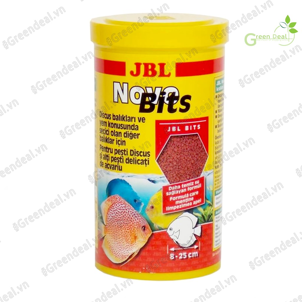 JBL - Novo Bits (Lọ 110 gram) | Thức ăn khô cho cá Dĩa