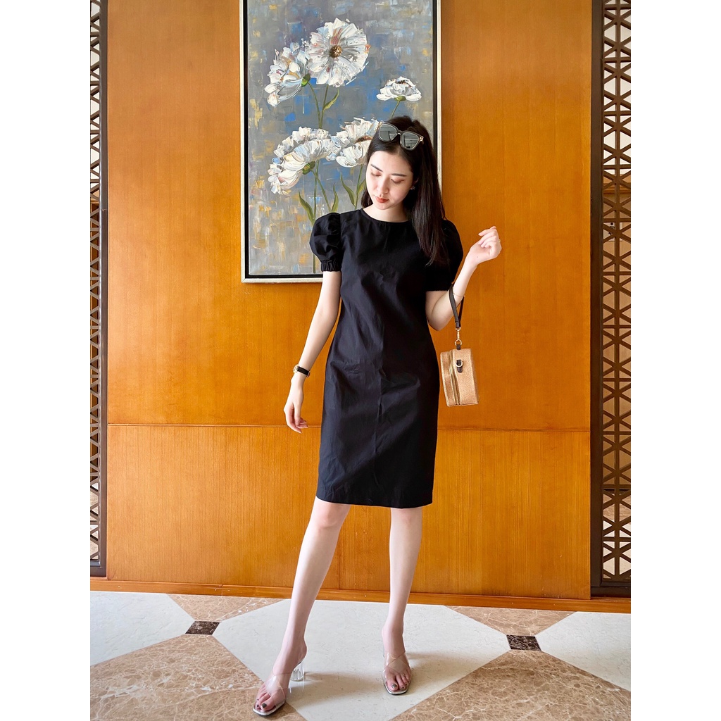 "Váy đen tay chun  - VH3 | BigBuy360 - bigbuy360.vn