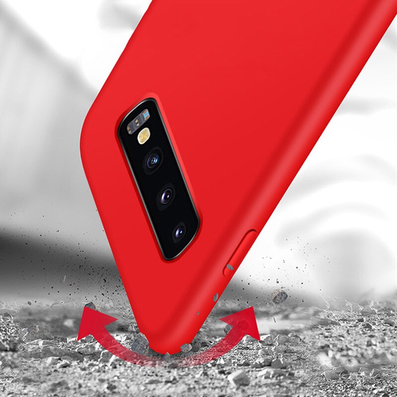 Ốp điện thoại silicon chống sốc cao cấp dành cho Samsung Galaxy S10 S9 S8 Plus Lite