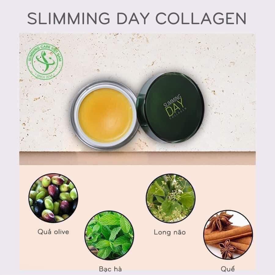 Bộ Kem tan Mỡ Slimming Day Collagen, kèm đai quấn