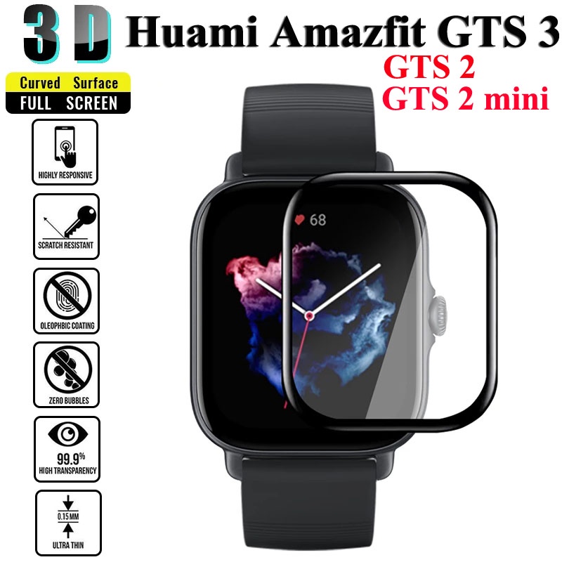 Phim Dán Bảo Vệ Màn Hình Cong 3D Cho Huami Amazfit GTR 2e Huami Amazfit GTS 2e 3 GTS 2 Mini