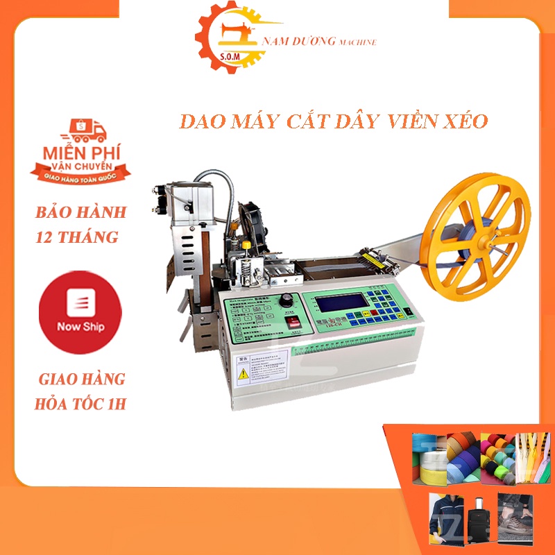 Máy cắt nhãn mác &gt; Dây viền xéo tự động cắt dây đai đa năng