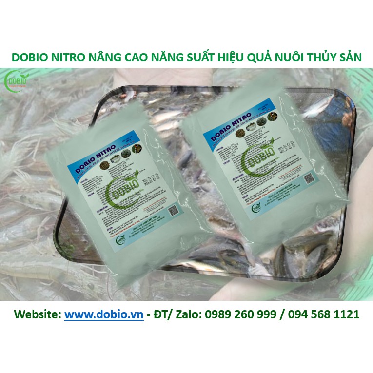 DOBIO NITRO CHẾ PHẨM SINH HỌC MEN VI SINH XỬ LÝ LÀM SẠCH ĐÁY AO NUÔI TÔM CÁ TỐT NHẤT GÓI 500G