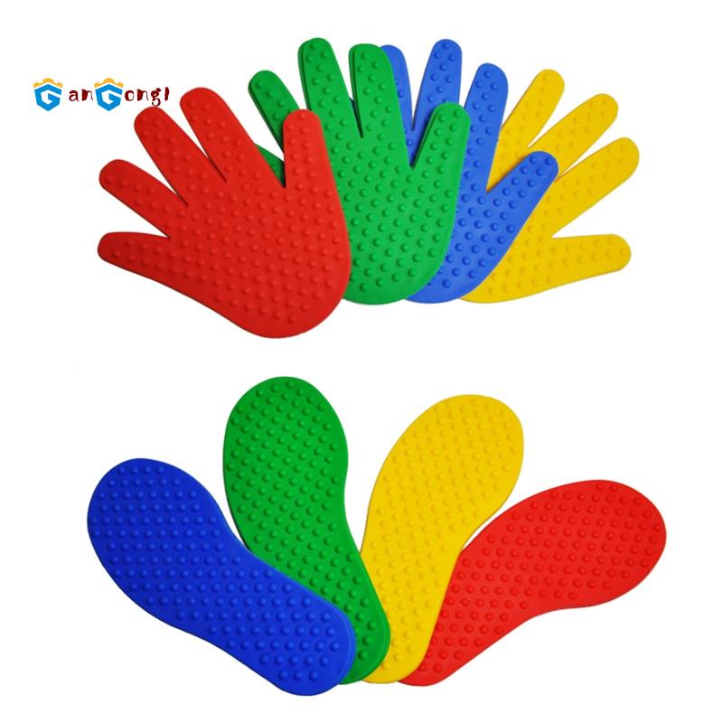 Set 8 cặp thảm chơi trò nhảy 4 màu sắc cho bé
