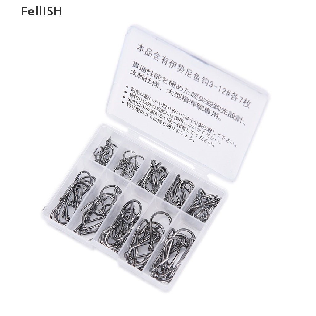 Set 100 Lưỡi Câu Cá Bằng Thép Không Gỉ Chất Lượng Cao 439br