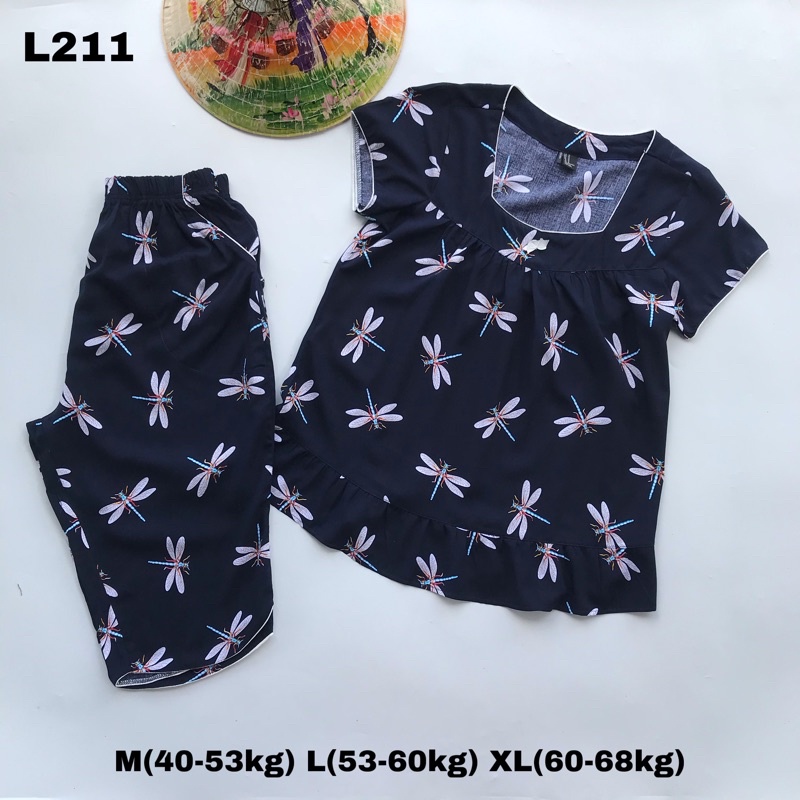 Bộ Tole Lửng cổ vuông nơ