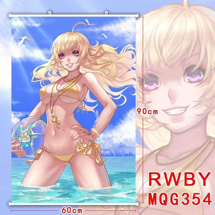 Anime RWBY xung quanh trò chơi vẽ tường in tranh vải tự làm