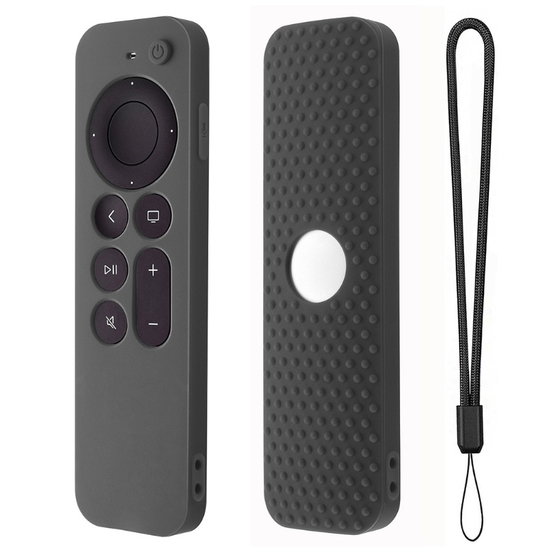Vỏ silicon bảo vệ chống sốc chống trượt cho điều khiển từ xa Apple TV 4K